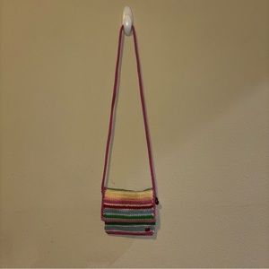the Sak Rainbow Crochet crossbody